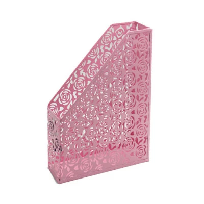 Лоток вертикальний BuroMAX ВМ6261-10 Rose металевий рожевий