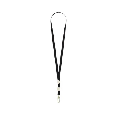 Шнурок для бейджа з карабіном BuroMax 5425-01 чорний