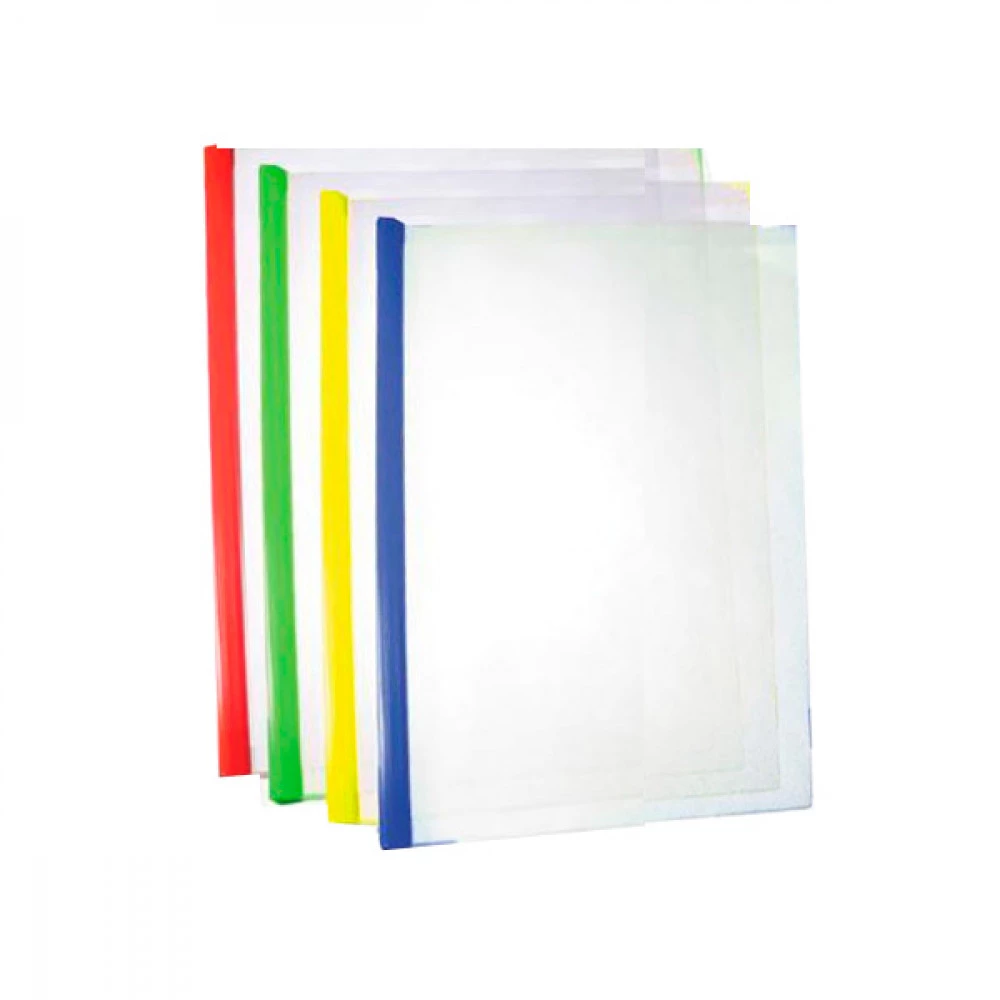 Папка пластикова А4 Economix E31205 затискач-планка 10мм 2-65 листів Міх