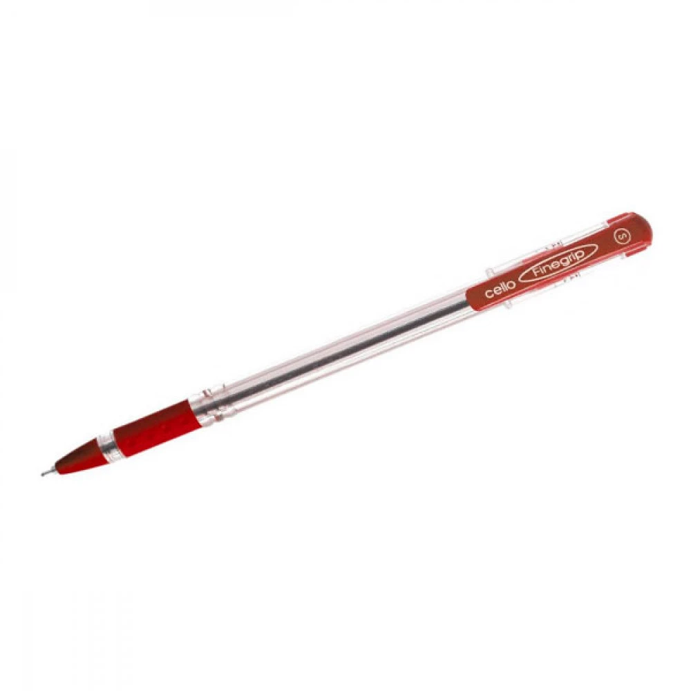 Ручка масляна Cello Finegrip 0,5 мм червона