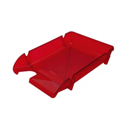 Лоток горизонтальний Арніка 80604 пластиковий компактний червоний