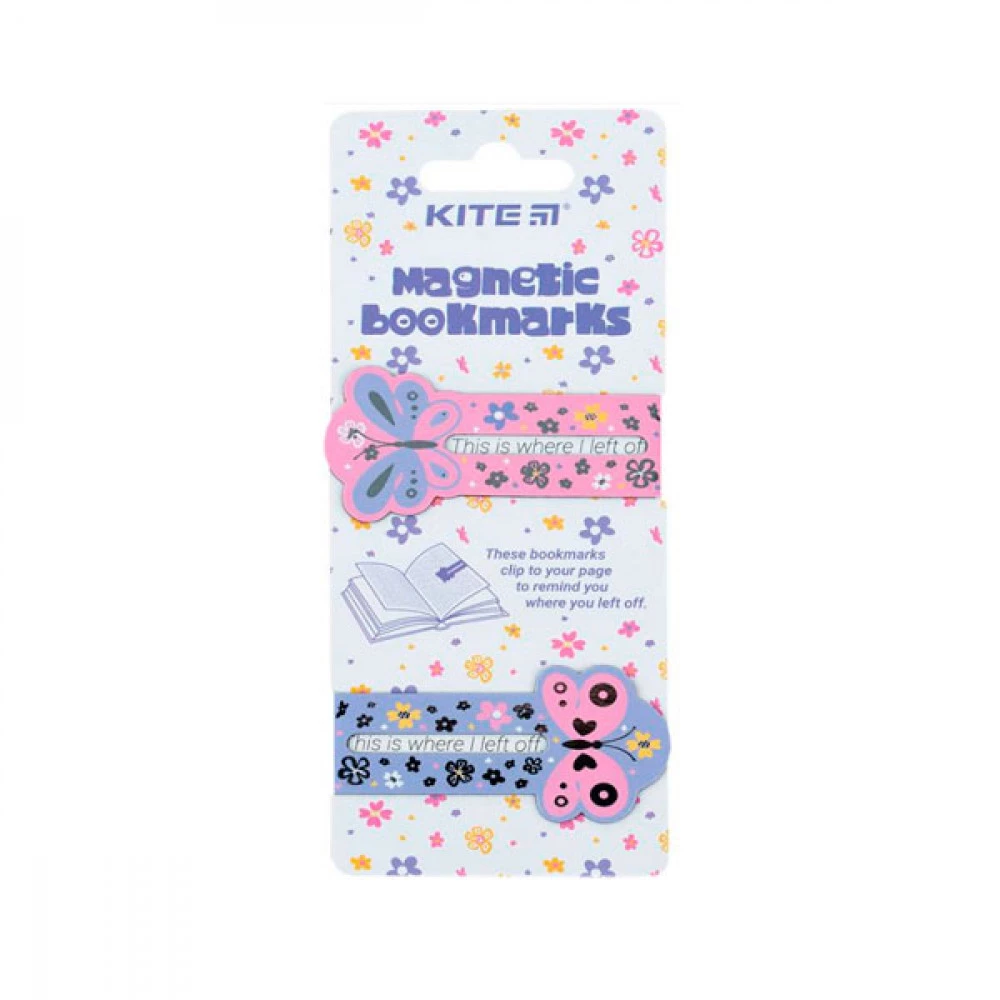 Набір магнітних закладок К24-496-1Butterfly 2 закладки