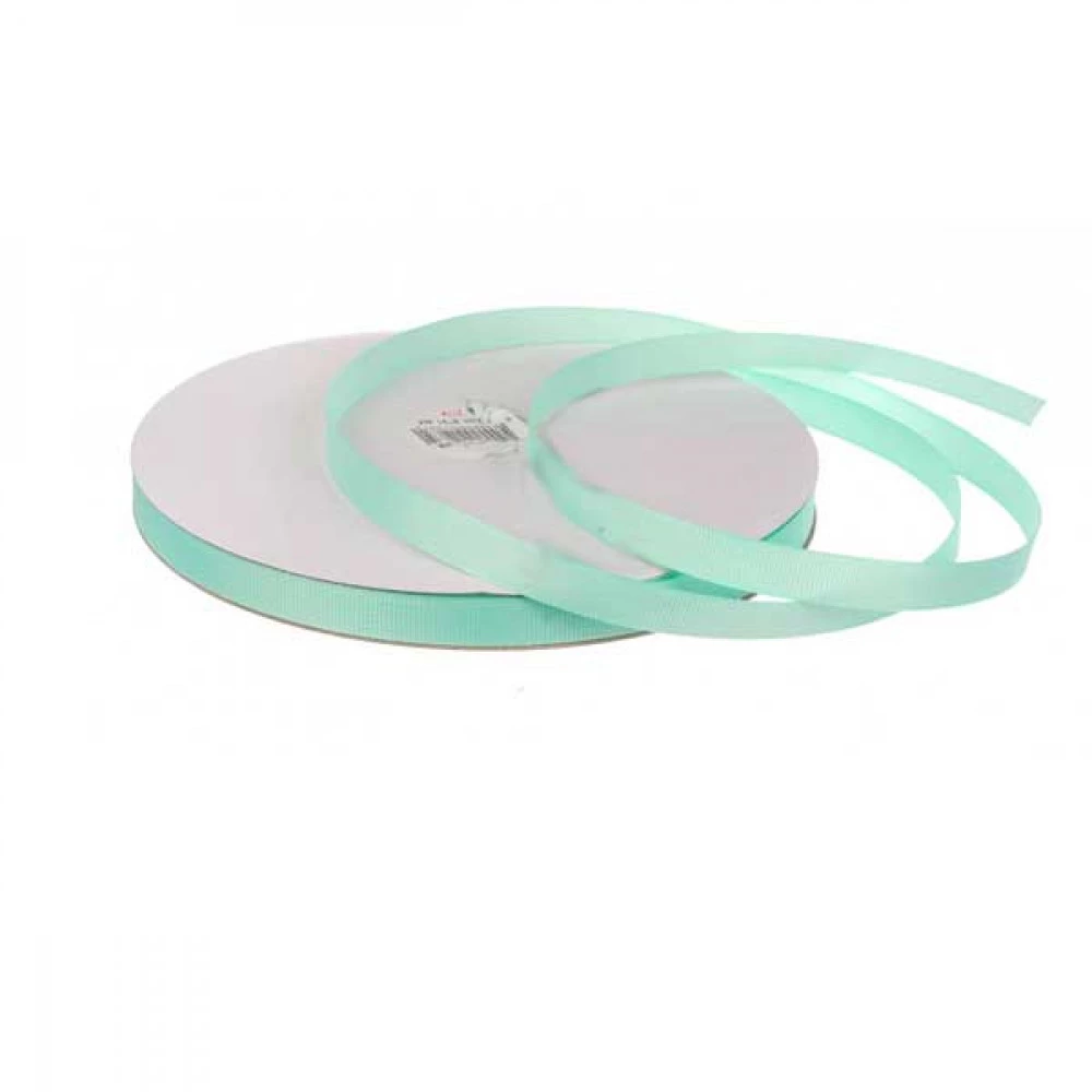 Стрічка репсова для декору 1,2см №217 (91,4м) м'ята