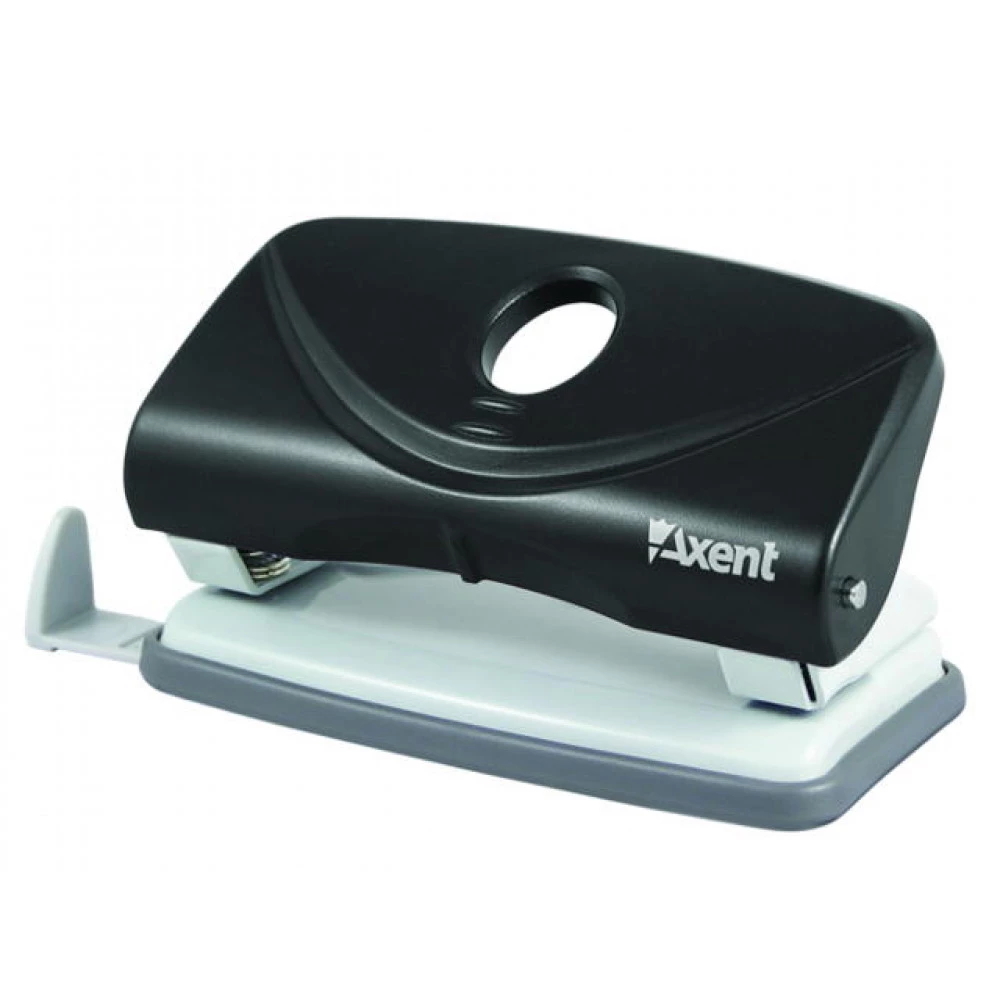 Діркопробивач Axent 3810-01-А 10аркушів пластиковий чорний