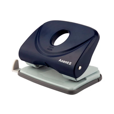 Діркопробивач Axent 3830-02 30аркушів пластиковий синій