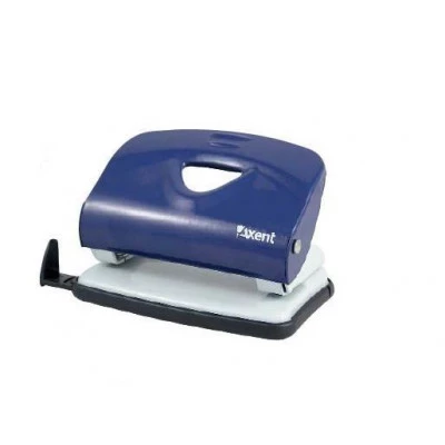 Дірокол металевий Axent 3920-02 Exakt (20 листів 2 отвори) синій