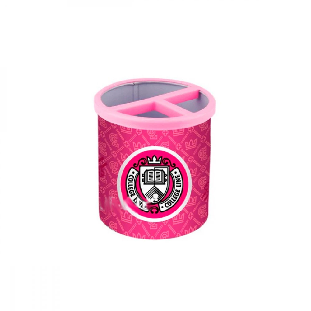 Підставка-склянка для ручок "Kite" K19-106-01 "College Line" кругла металева