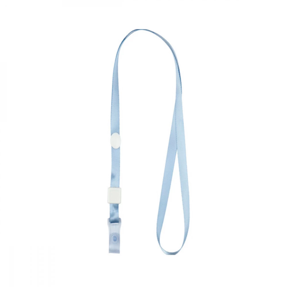 Шнурок для бейджа з силіконовим кліпом Axent 4551-03 світло-блакитний