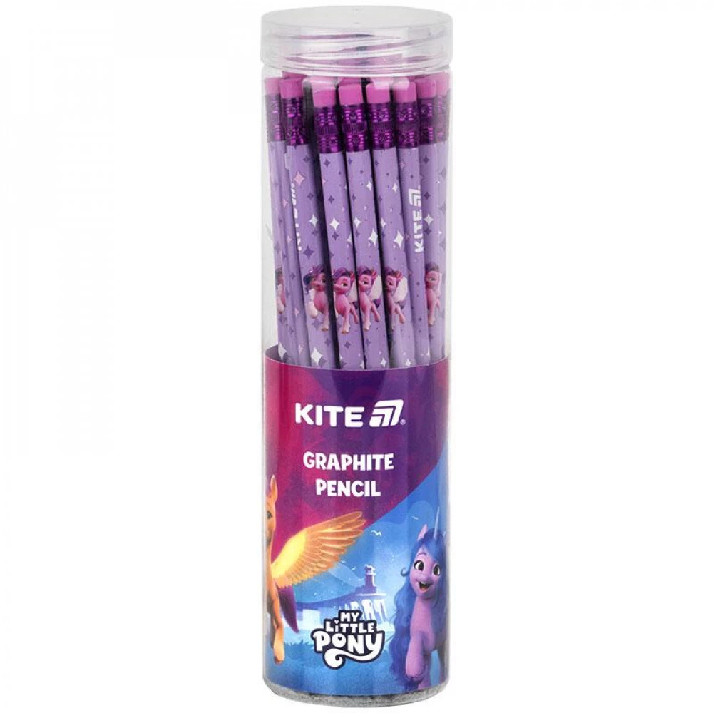 Олівець простий Kite Little Pony LP25-046 з гумкою