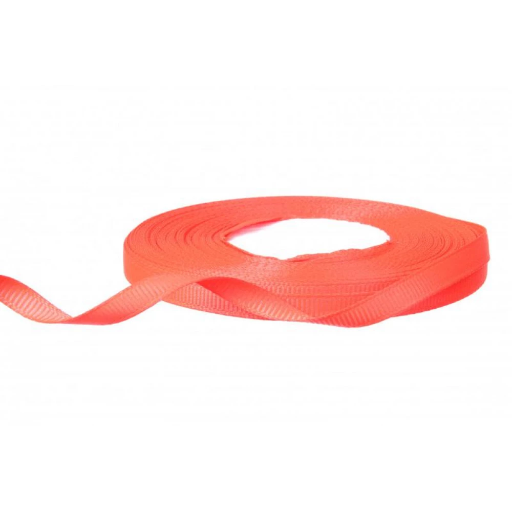 Стрічка репсова для декору 6мм №186 (91,4м) оранж. 