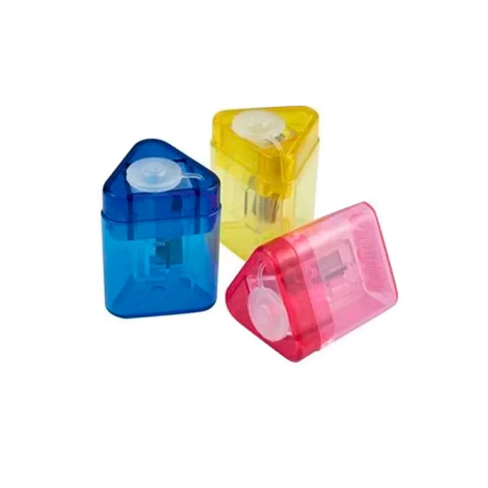 Стругачка KUM Mini-Tri Pop тригранна з контейнером MIX