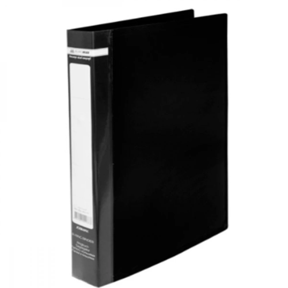 Папка пластикова А4 25мм з 2-ма кільцями BuroMAX 3161-01 чорна