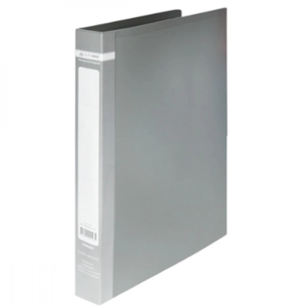 Папка пластикова А4 25мм з 2-ма кільцями BuroMAX/Jobmax 3161-09 сіра