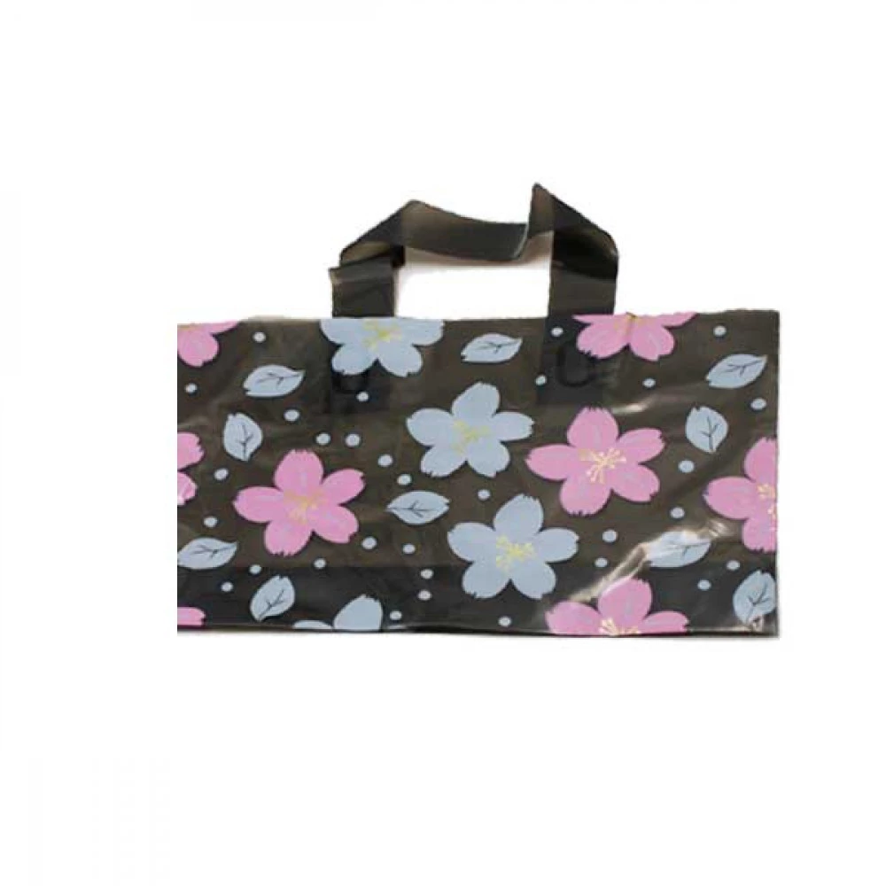 Пакет із петлевою ручкою 30*20см Квіти