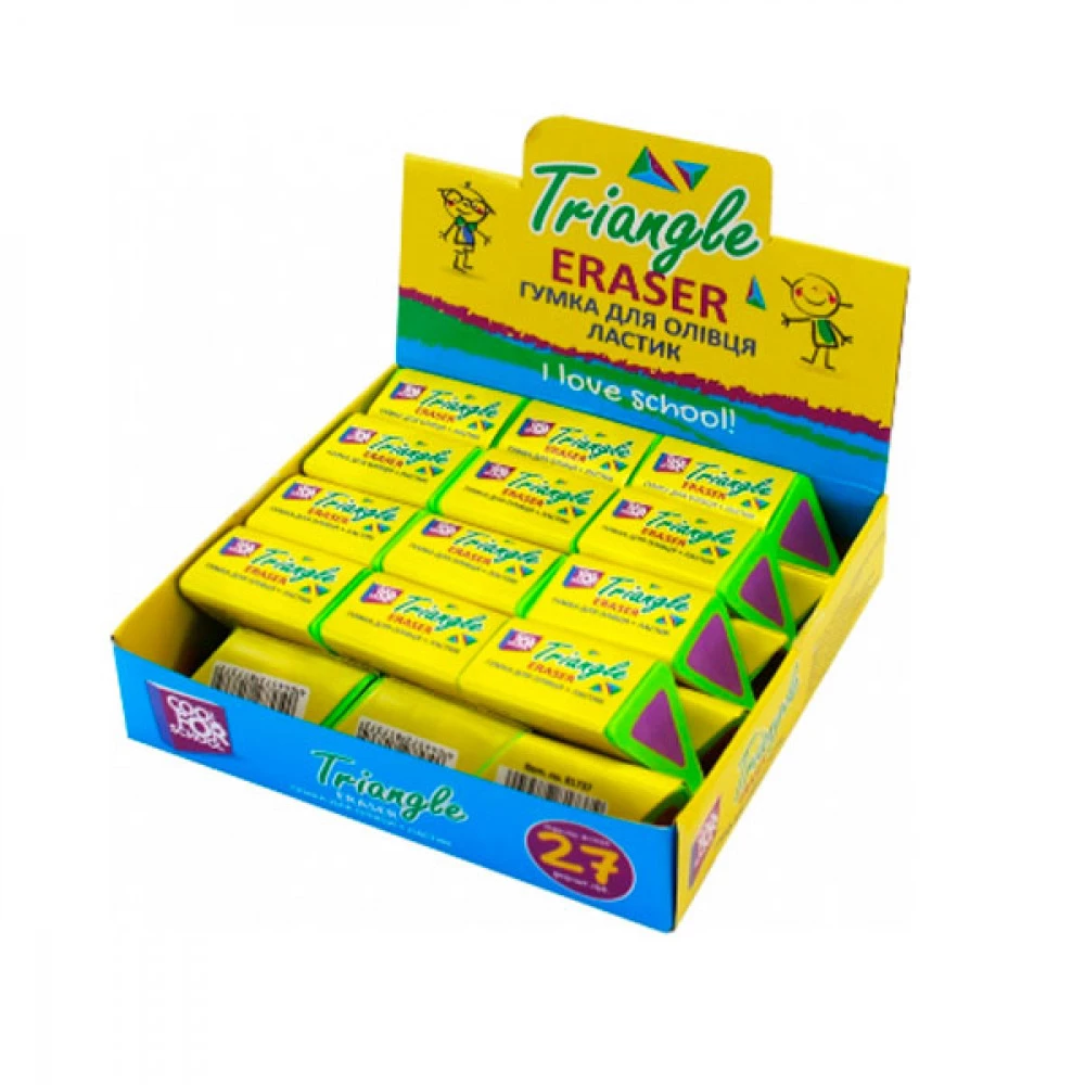 Ластик CFS CF81737 Triangle в індивідуальній упаковці
