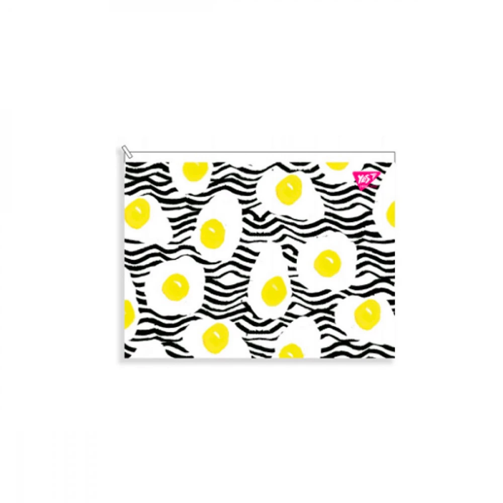 Папка-конверт пластикова B6 "YES" 491764 "Fancy" на блискавці