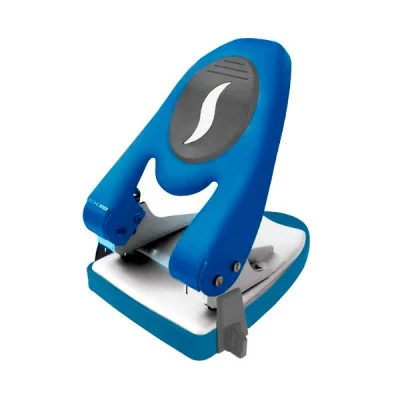 Діркопробивач "Economix" E40119 на 60 листів, металевий, з лінійкою