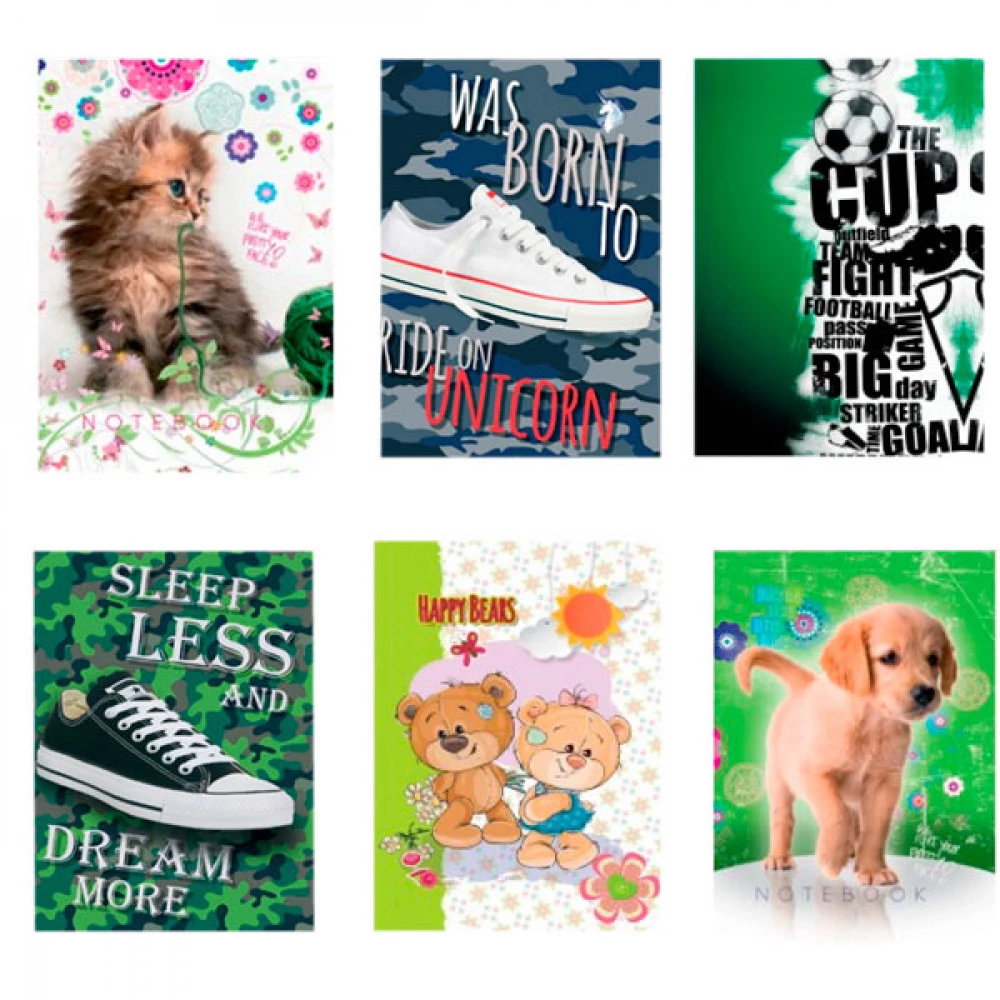 Блокнот А6 32л # ЗК-16 м'який. (офс)