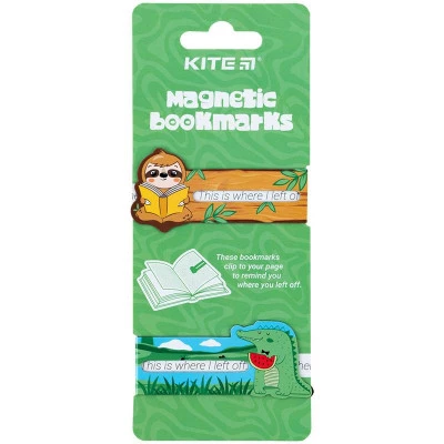 Набір магнітних закладок К24-496-4 Smart Animals 2 закладки