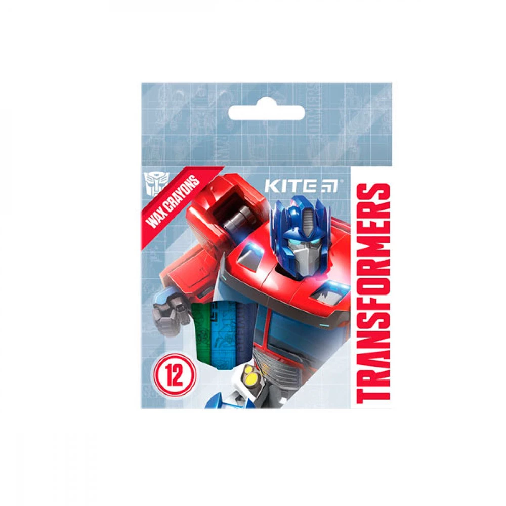 Крейда воскова 12 кольорів Kite Transformers TF24-070