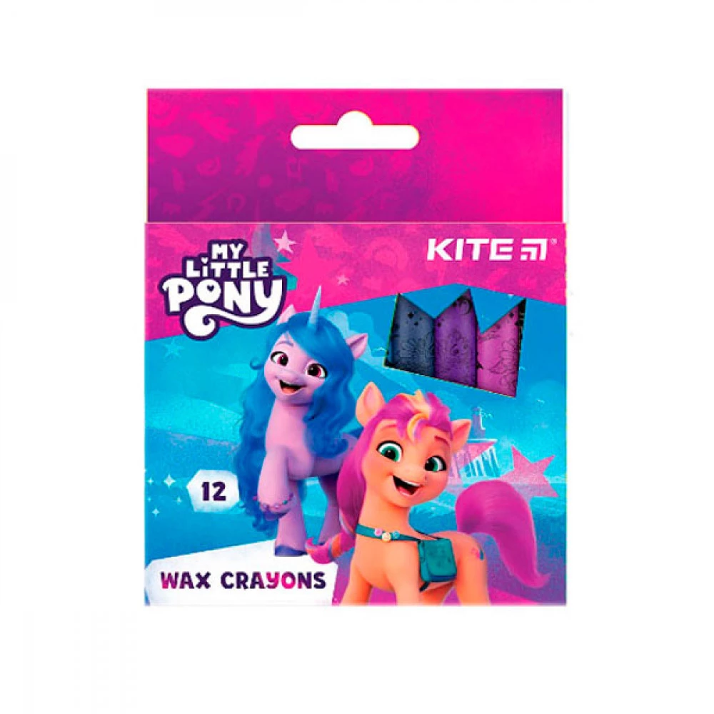 Крейда воскова 12 кольорів Kite Little Pony LP24-070