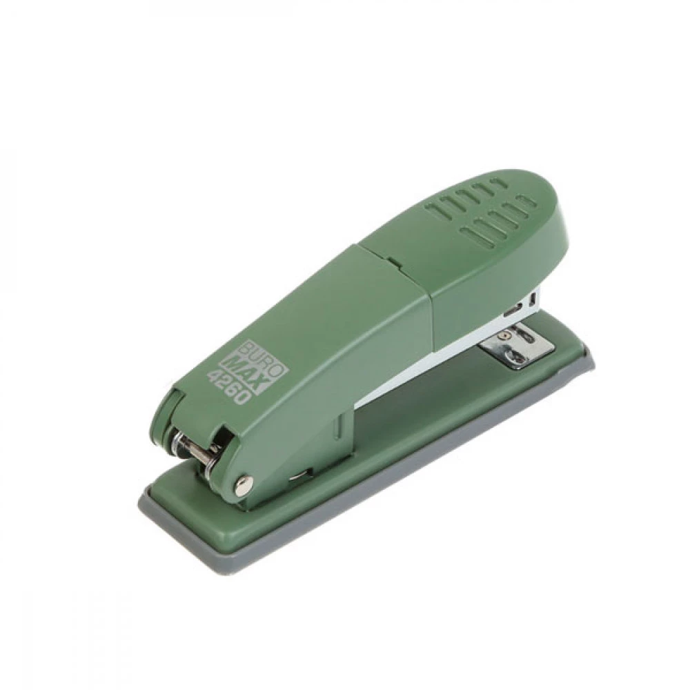 Степлер №24 BuroMAX ВМ4260-04 Morandi Style до 25аркушів метал. зелений