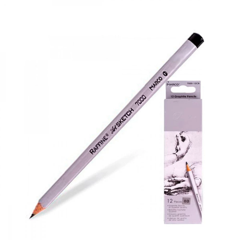 Олівець простий "Marco" 7000 8В