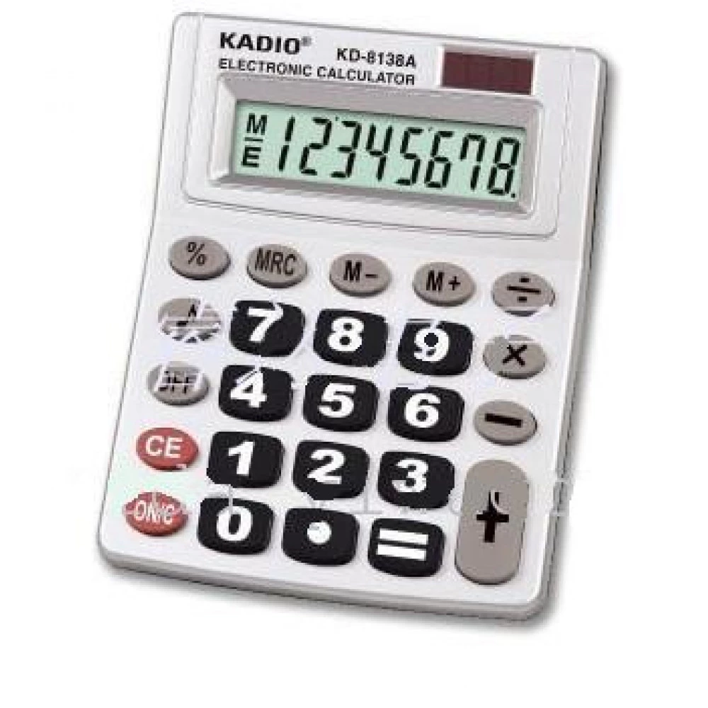 Калькулятор Kadio KD-8138 A 8-розрядний, музичний