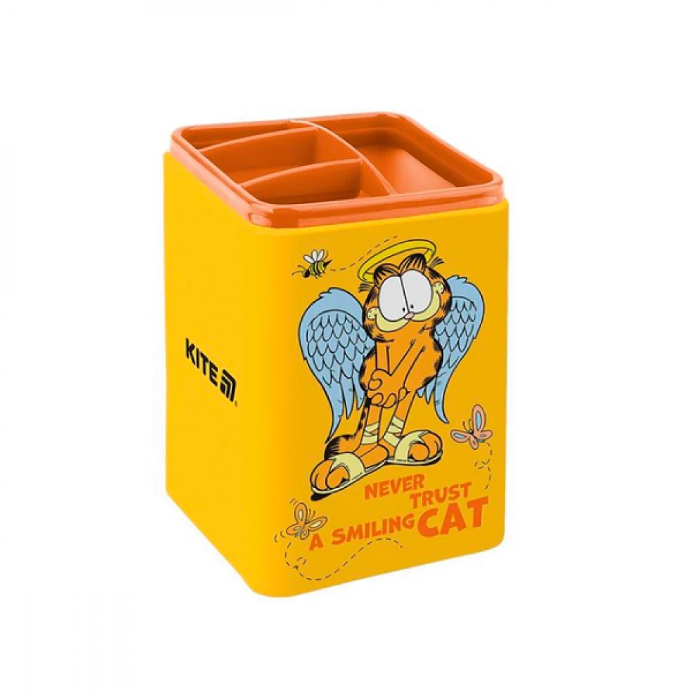 Підставка-склянка для ручок Kite GF25-105 Garfield квадратний метал