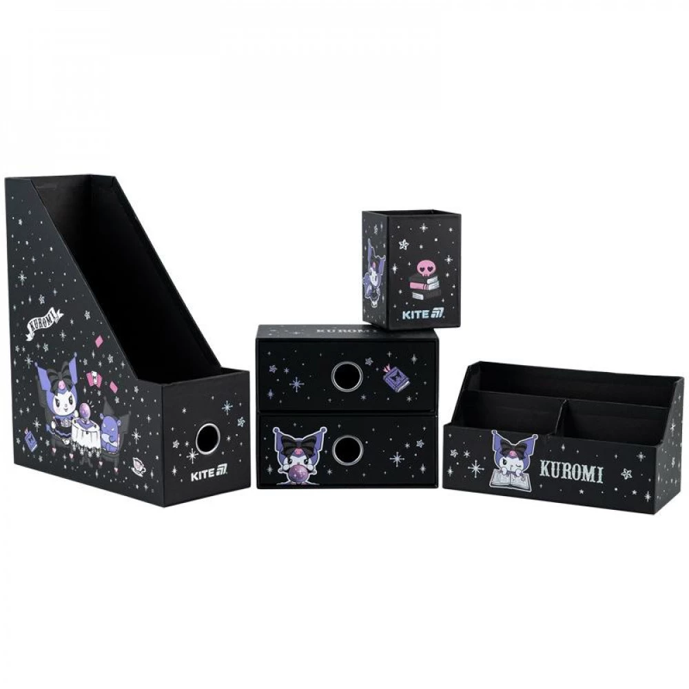 Організатор настільний Kite HK25-357 Kuromi 4 предмети картонний 