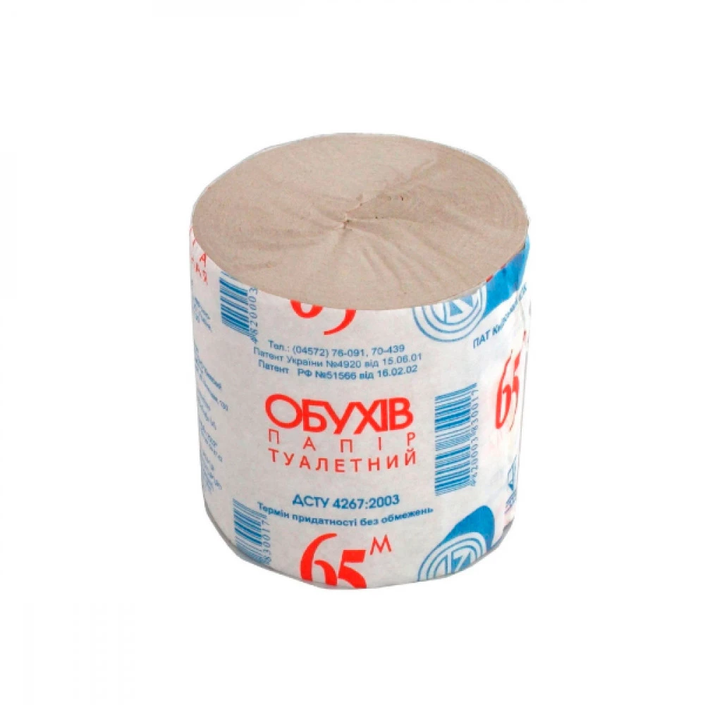 Папір туалетний "Обухів" 65 м