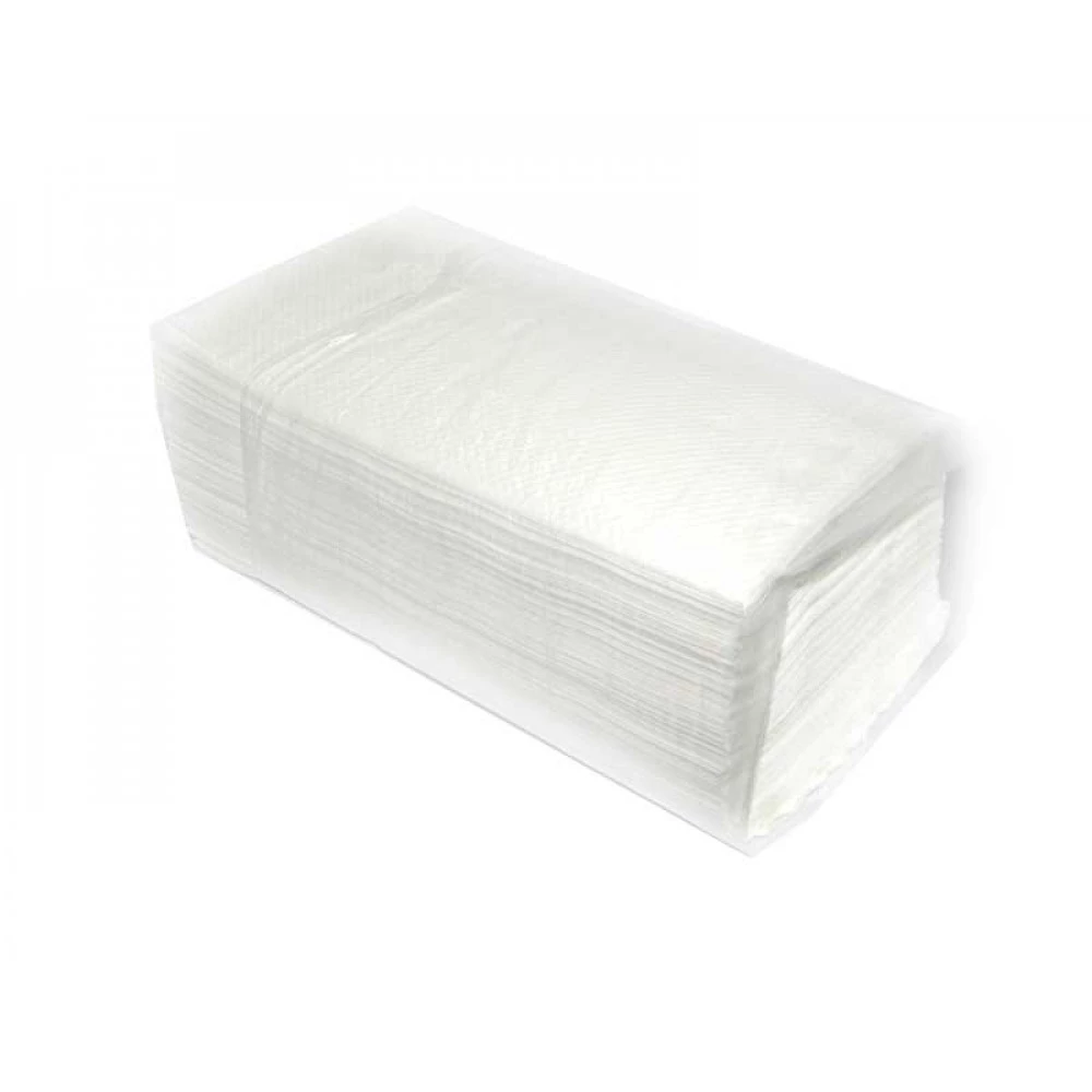 Рушники паперові "BUROCLEAN" V білі 2х шарові (160 шт) 