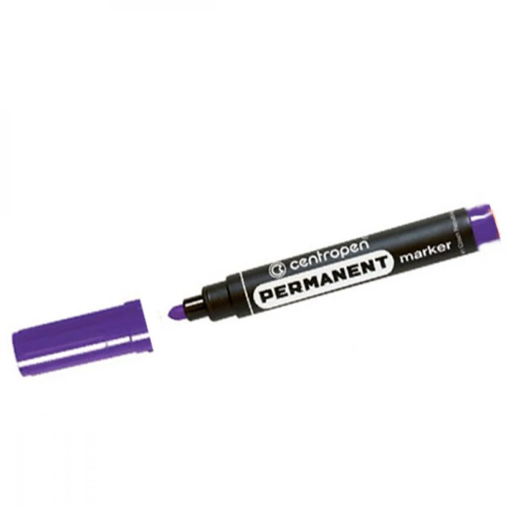 Маркер Centropen 8566 перманентний 2-4 мм фіолетовий