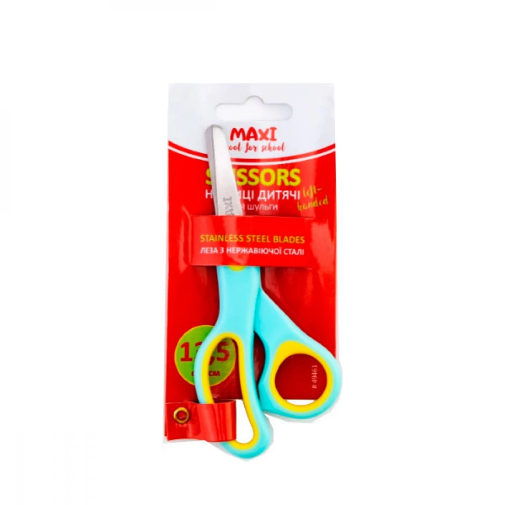 Ножиці дитячі 13,5см MAXI MX 49461 для лівші