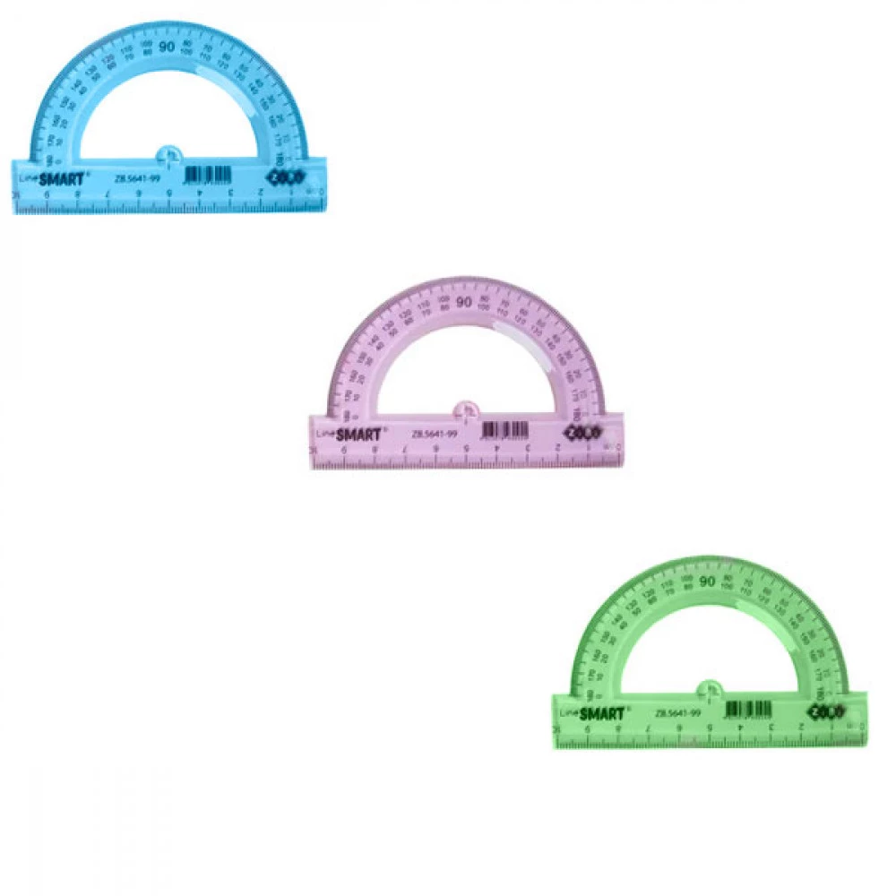 Транспортир 100 мм ZB5641-99 MIX