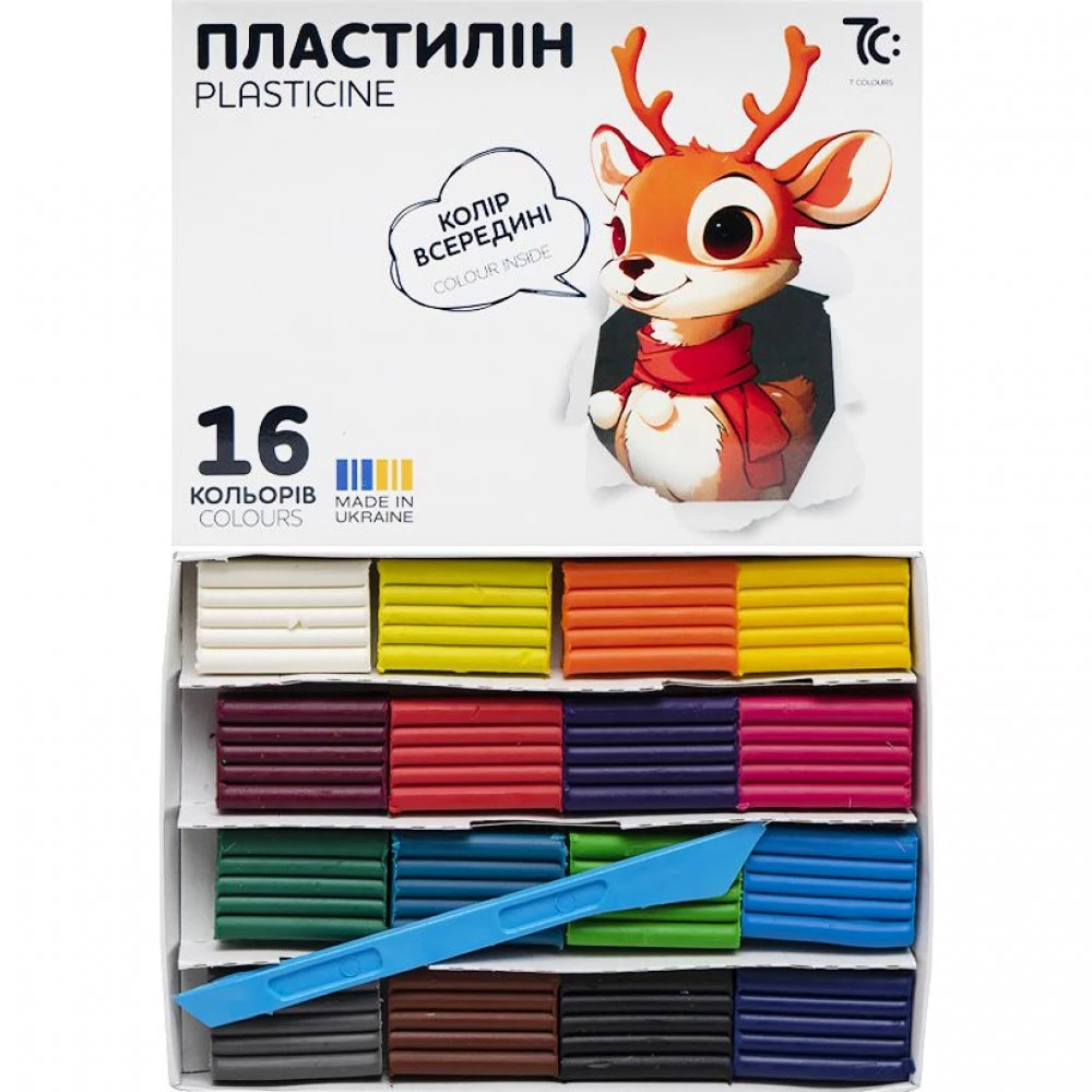 Пластилін16 кол 128г ГАММА*UA 7C31602