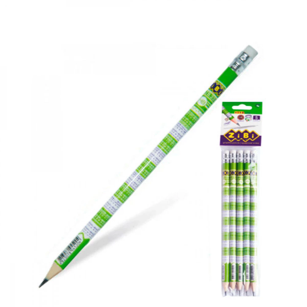 Олівець простий ZiBi ZB.2314 Таблиця множення