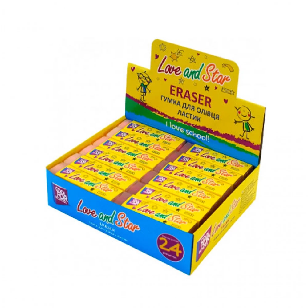 Ластик CFS CF81739 Love$Star в індивідуальній упаковці