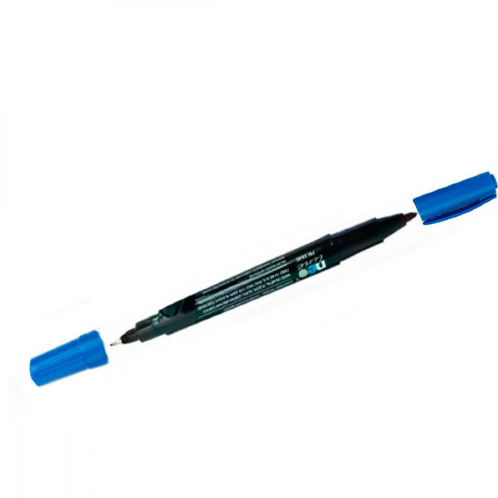 Маркер "Neo line" 5846 перманентний, двосторонній синій