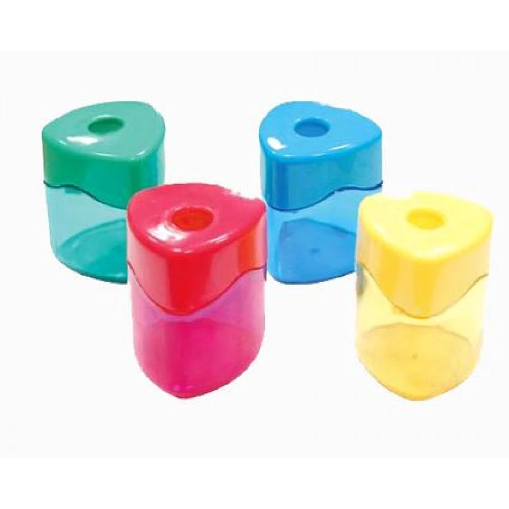 Точилка Economix E40622 трикутна пластик з контейнером МІХ