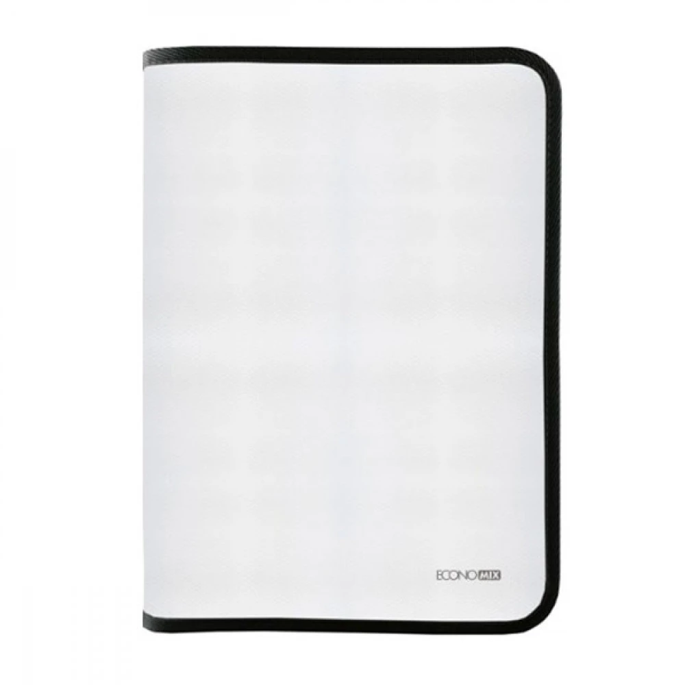 Папка пластикова В5 Economix E31645-01 чорна на блискавці