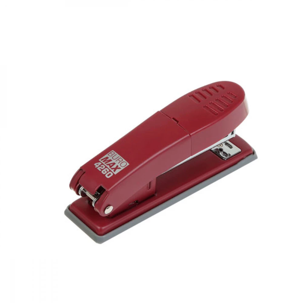 Степлер №24 BuroMAX ВМ4260-13 Morandi Style до 25аркушів метал. бордовий