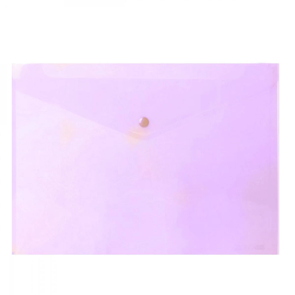 Папка – конверт пластикова А4 Economix E31301-12 на кнопці фіолетова