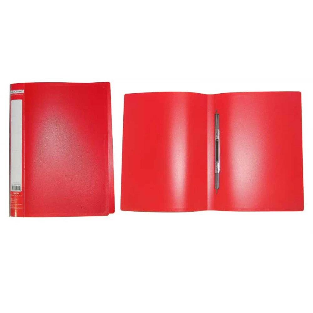 Папка - швидкозшивач пластикова А4 BuroMAX 3406-05 червона