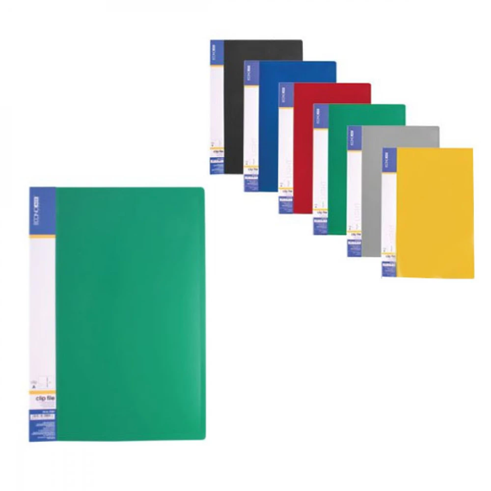 Папка - швидкозшивач пластик А4 Economix E31201 з кишенею Mix