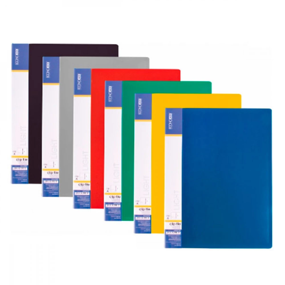 Папка - швидкозшивач пластикова А4 Economix E31207 Light MIX