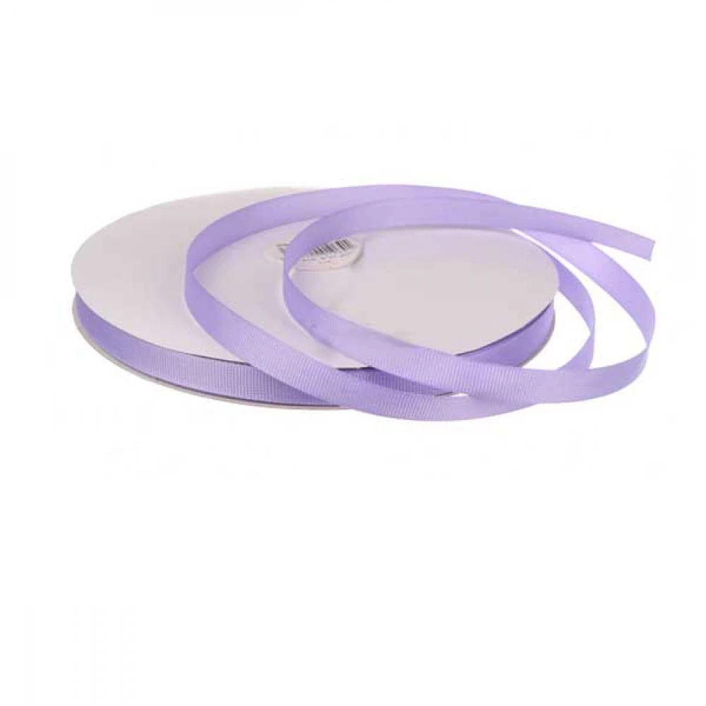 Стрічка репсова для декору 1,2см №21 (91,4м) бузкова