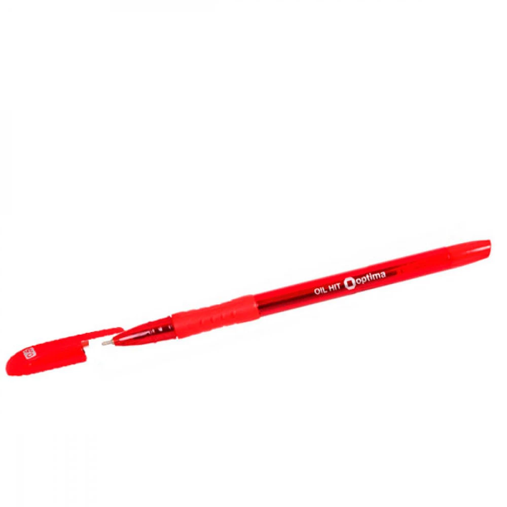 Ручка масляна Optima Oilhit 15630-03 0,5 мм червона