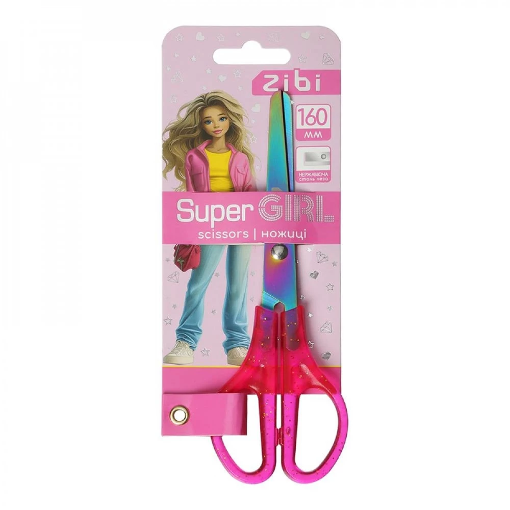 Ножиці ZiBi ZB.5023 SUPER GIRL 160мм