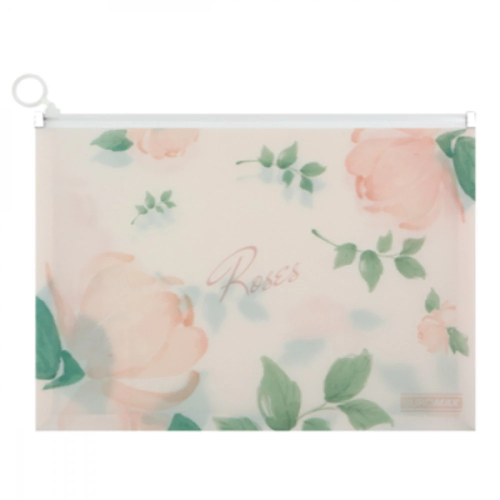 Папка - конверт А4 BuroMAX BM3948-27 ARABESKI на zip-блискавці непроз.